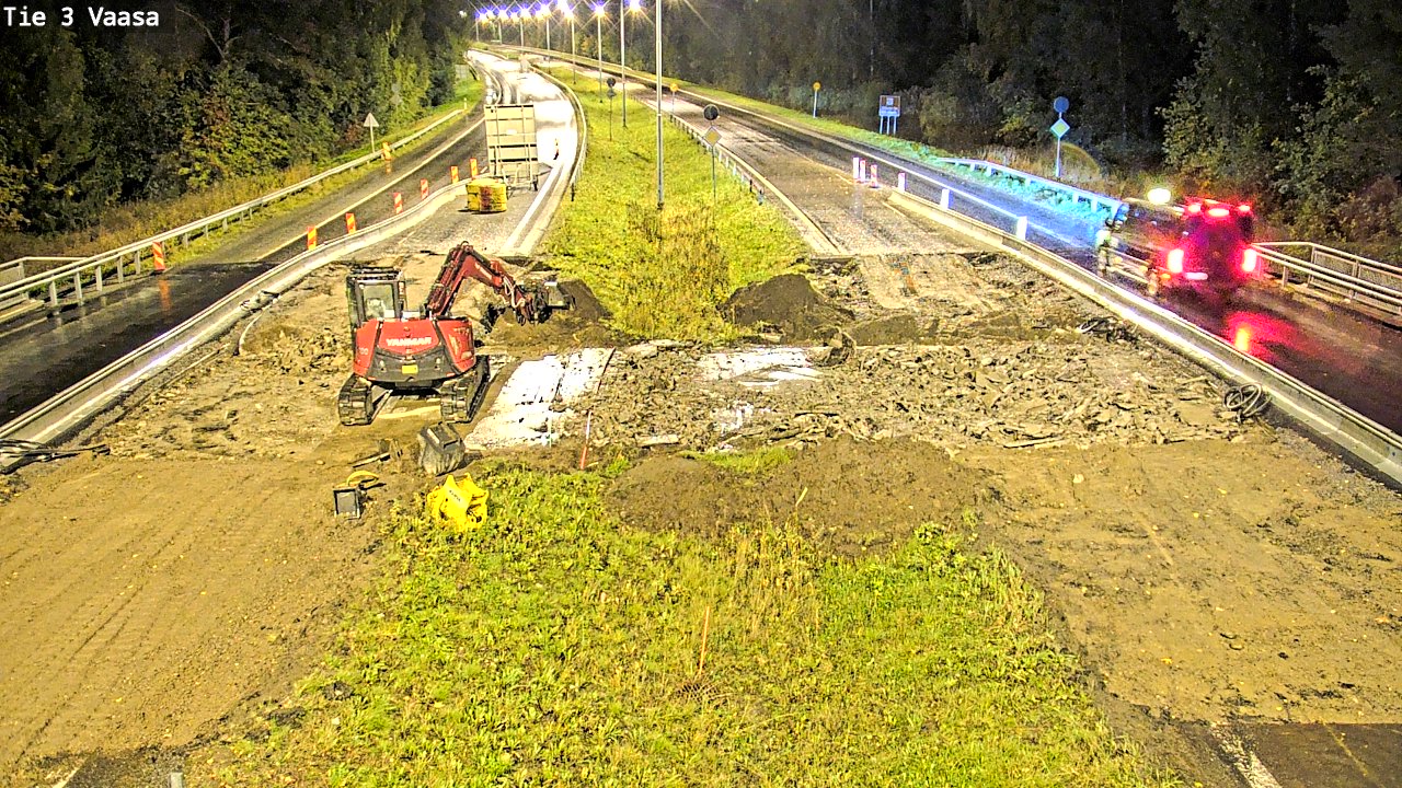 Kelikamerat Kuva Tie 3 Vaasa (puomi), Vaasa, Pohjanmaa