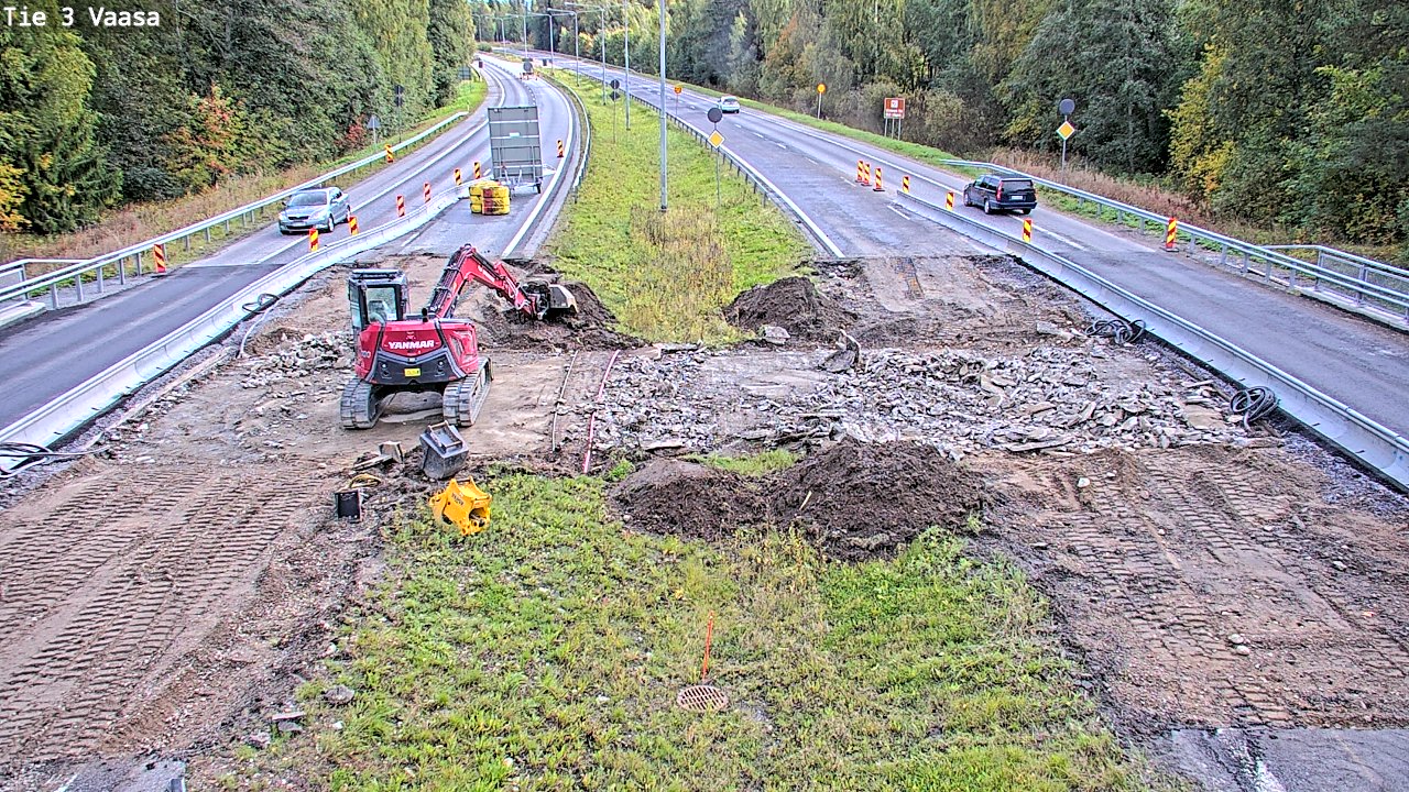 Kelikamerat Kuva Tie 3 Vaasa (puomi), Vaasa, Pohjanmaa