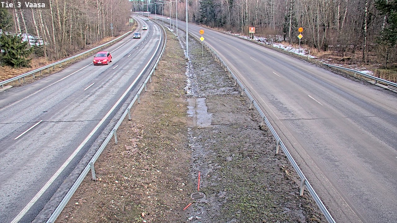 Kelikamerat Kuva Tie 3 Vaasa (puomi), Vaasa, Pohjanmaa