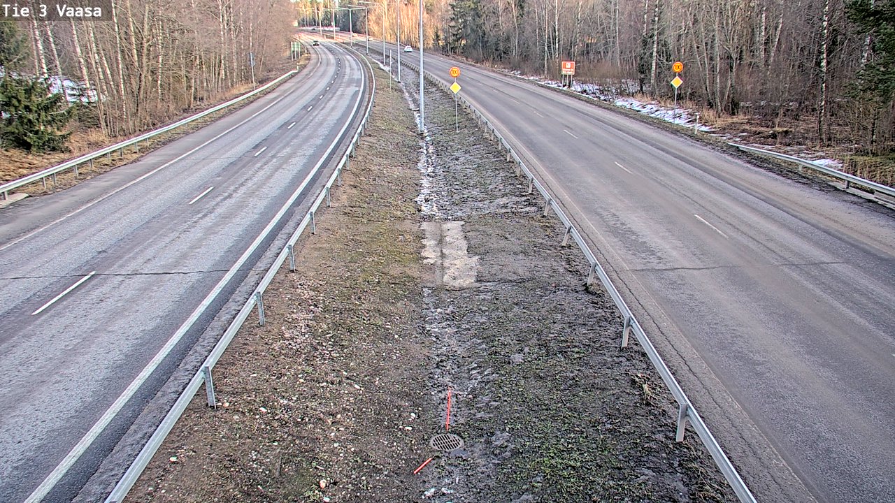 Kelikamerat Kuva Tie 3 Vaasa (puomi), Vaasa, Pohjanmaa