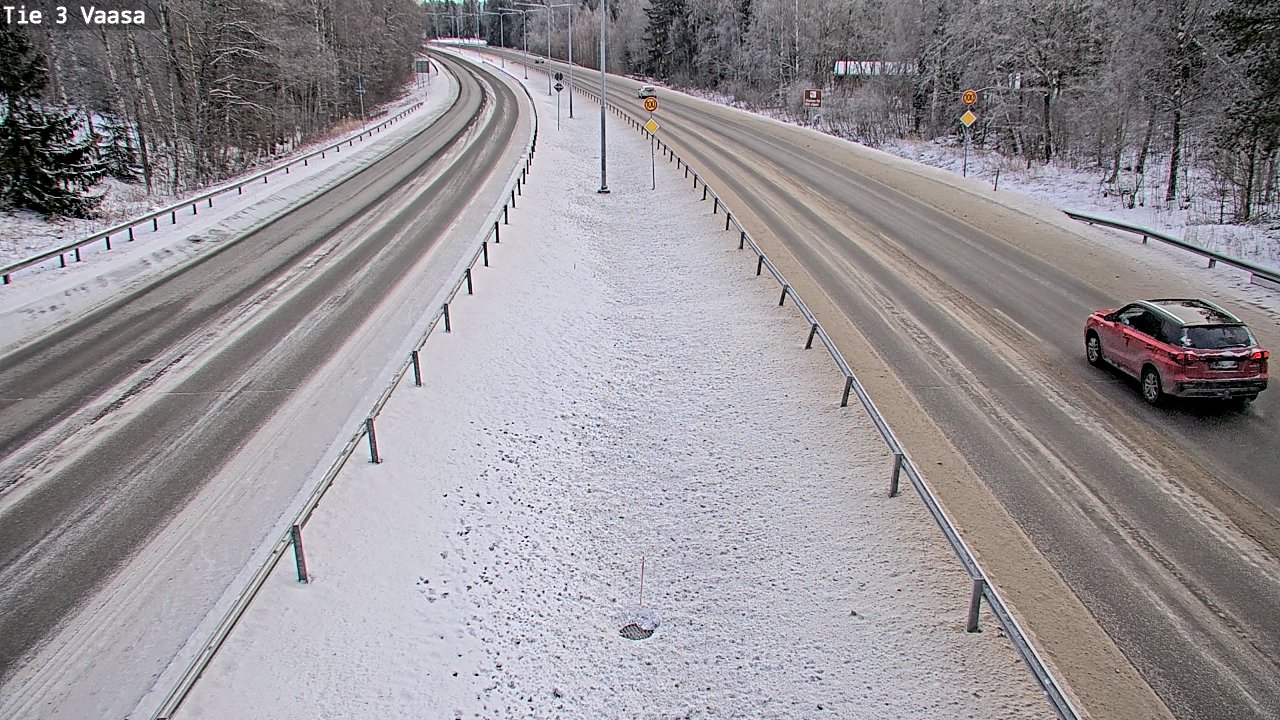 Kelikamerat Kuva Tie 3 Vaasa (puomi), Vaasa, Pohjanmaa