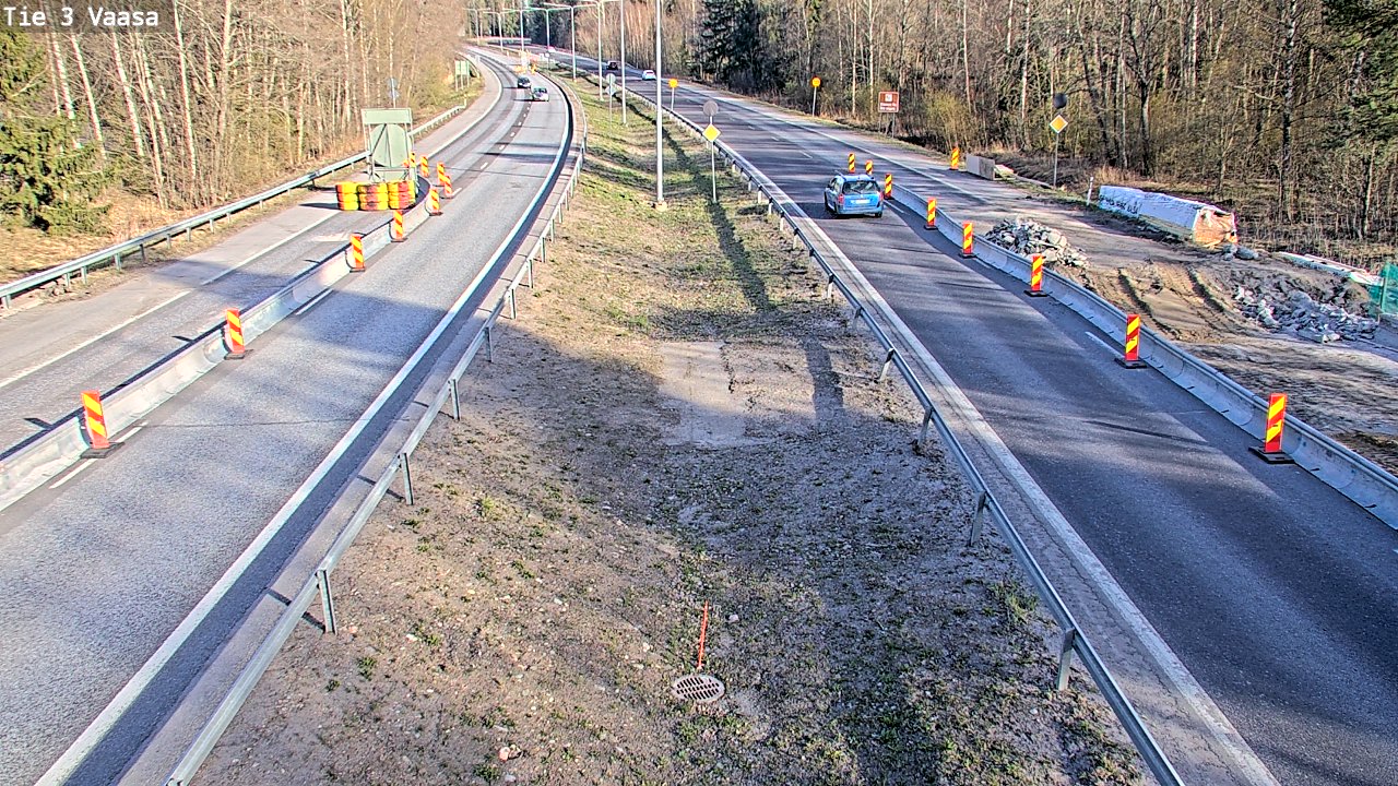 Kelikamerat Kuva Tie 3 Vaasa (puomi), Vaasa, Pohjanmaa