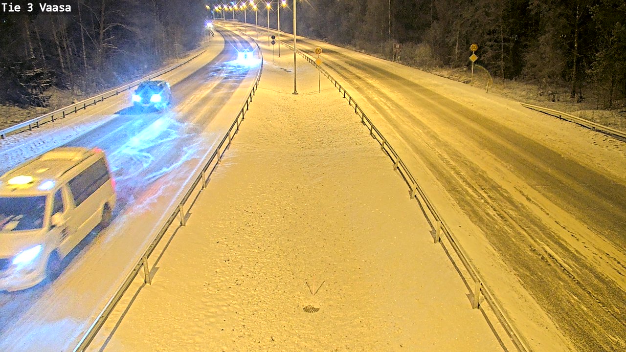 Kelikamerat Kuva Tie 3 Vaasa (puomi), Vaasa, Pohjanmaa