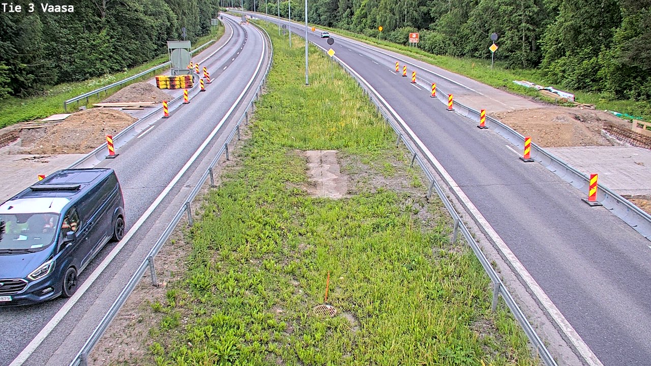 Kelikamerat Kuva Tie 3 Vaasa (puomi), Vaasa, Pohjanmaa