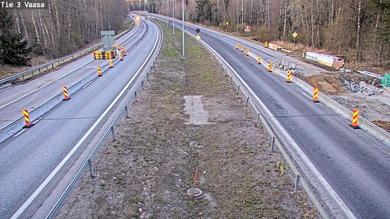 Kelikamerat Kuva Tie 3 Vaasa (puomi), Vaasa, Pohjanmaa