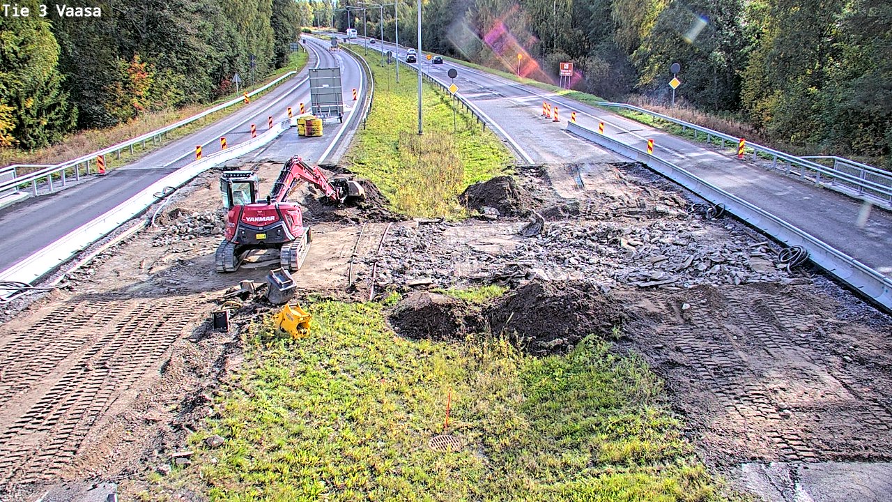 Kelikamerat Kuva Tie 3 Vaasa (puomi), Vaasa, Pohjanmaa