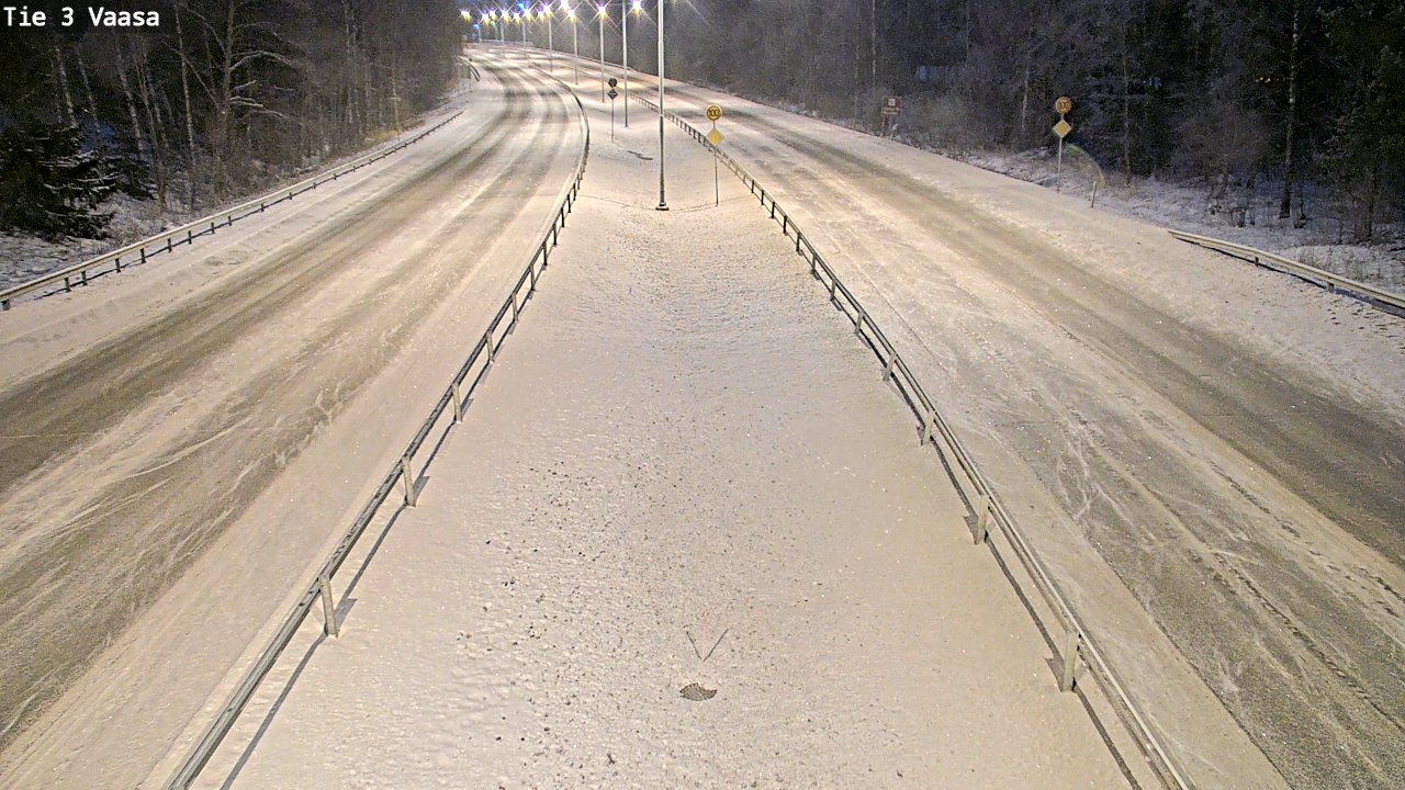 Kelikamerat Kuva Tie 3 Vaasa (puomi), Vaasa, Pohjanmaa