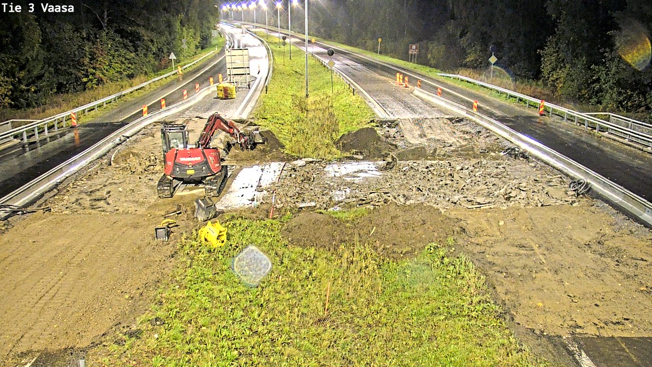 Kelikamerat Kuva Tie 3 Vaasa (puomi), Vaasa, Pohjanmaa