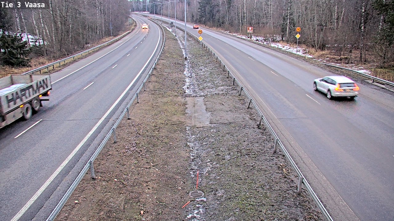 Kelikamerat Kuva Tie 3 Vaasa (puomi), Vaasa, Pohjanmaa