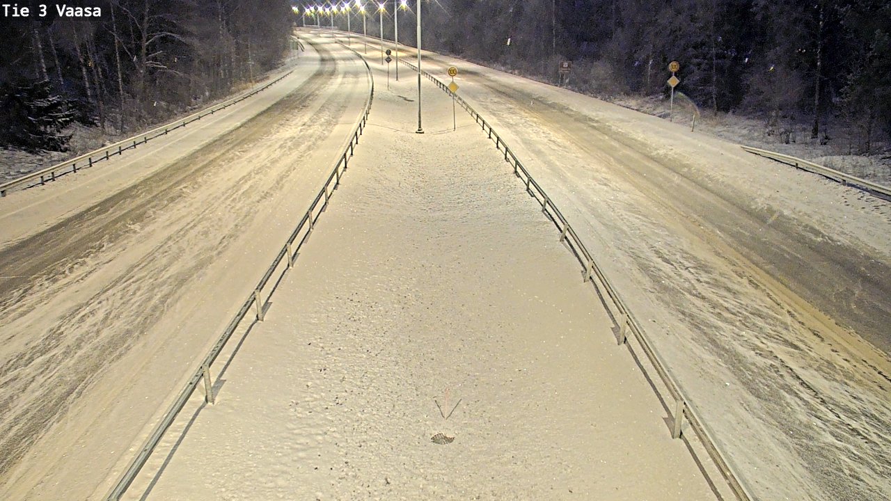 Kelikamerat Kuva Tie 3 Vaasa (puomi), Vaasa, Pohjanmaa