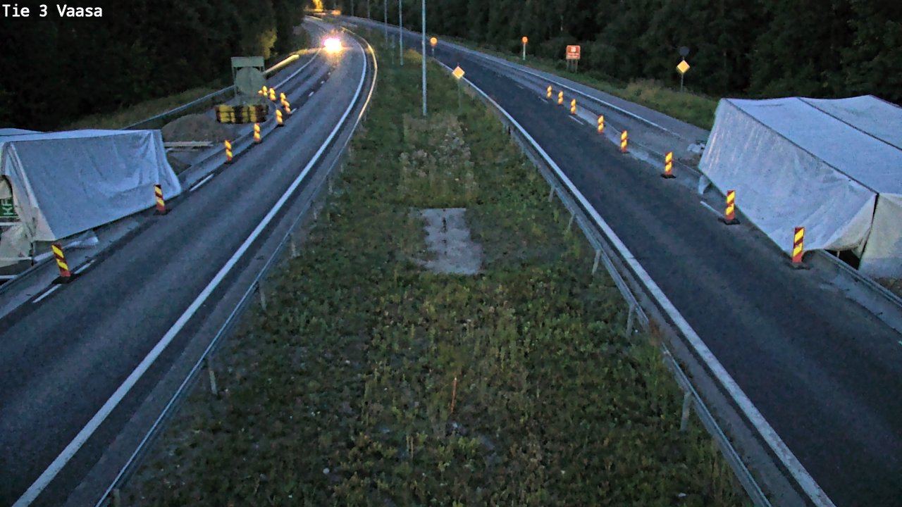 Kelikamerat Kuva Tie 3 Vaasa (puomi), Vaasa, Pohjanmaa