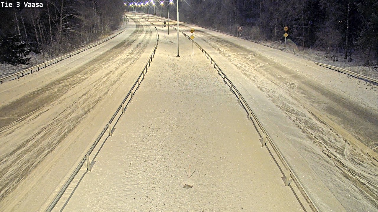 Kelikamerat Kuva Tie 3 Vaasa (puomi), Vaasa, Pohjanmaa