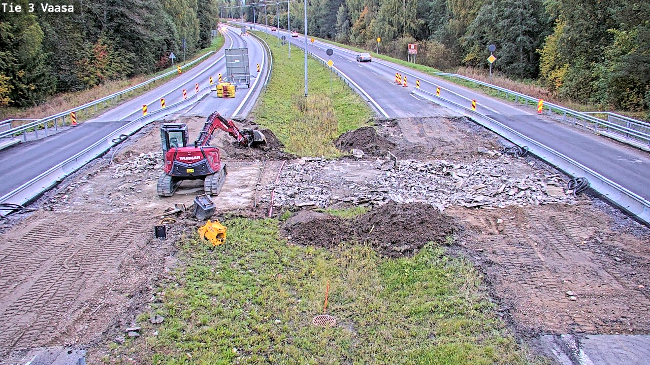 Kelikamerat Kuva Tie 3 Vaasa (puomi), Vaasa, Pohjanmaa