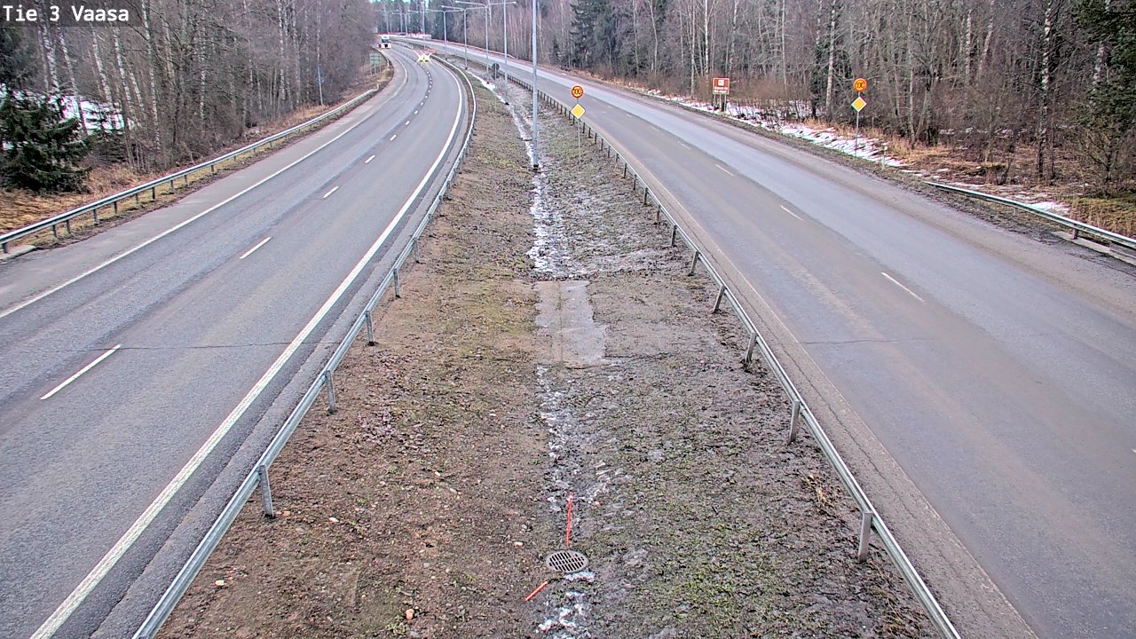 Kelikamerat Kuva Tie 3 Vaasa (puomi), Vaasa, Pohjanmaa