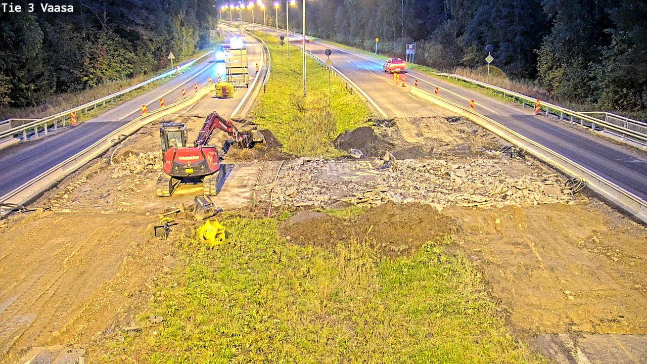 Kelikamerat Kuva Tie 3 Vaasa (puomi), Vaasa, Pohjanmaa