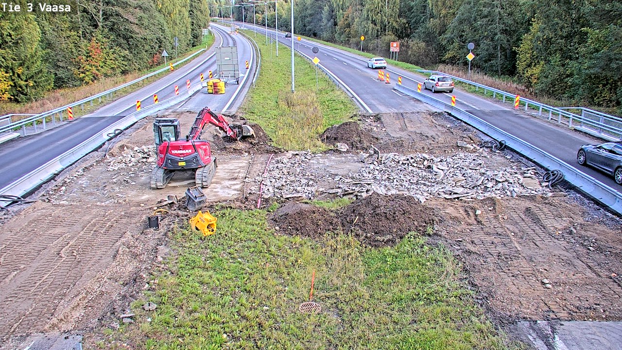 Kelikamerat Kuva Tie 3 Vaasa (puomi), Vaasa, Pohjanmaa