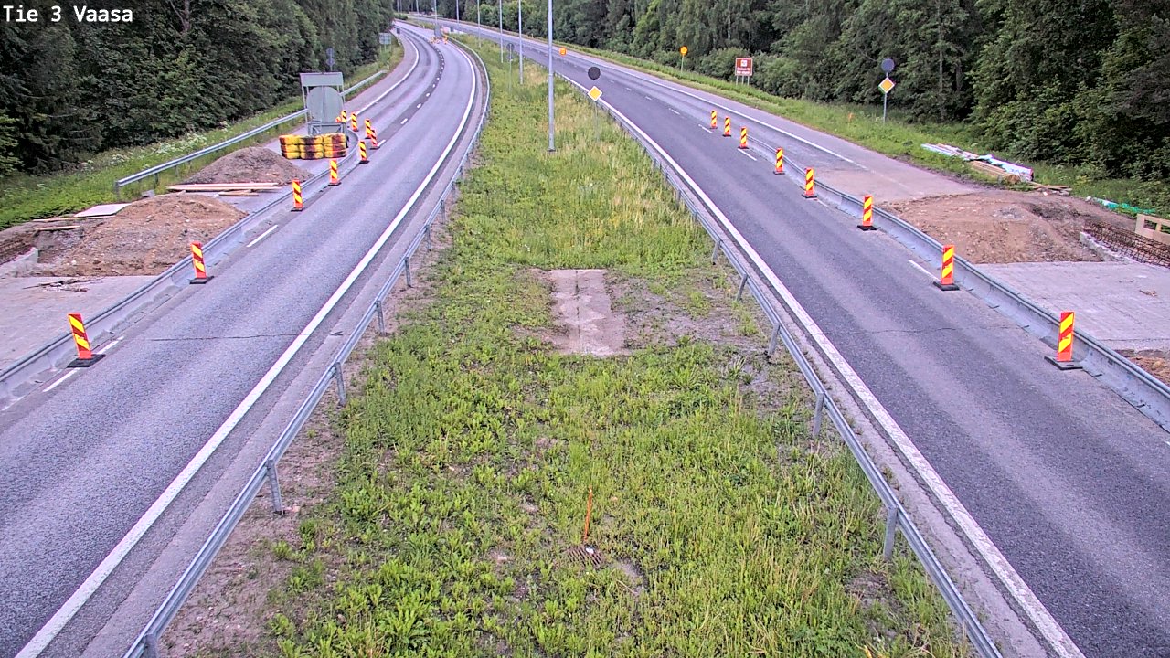 Kelikamerat Kuva Tie 3 Vaasa (puomi), Vaasa, Pohjanmaa