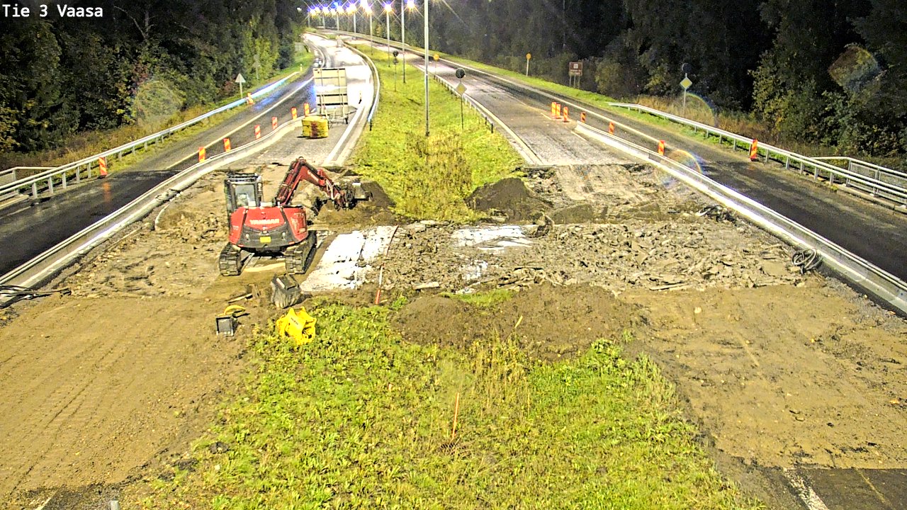 Kelikamerat Kuva Tie 3 Vaasa (puomi), Vaasa, Pohjanmaa