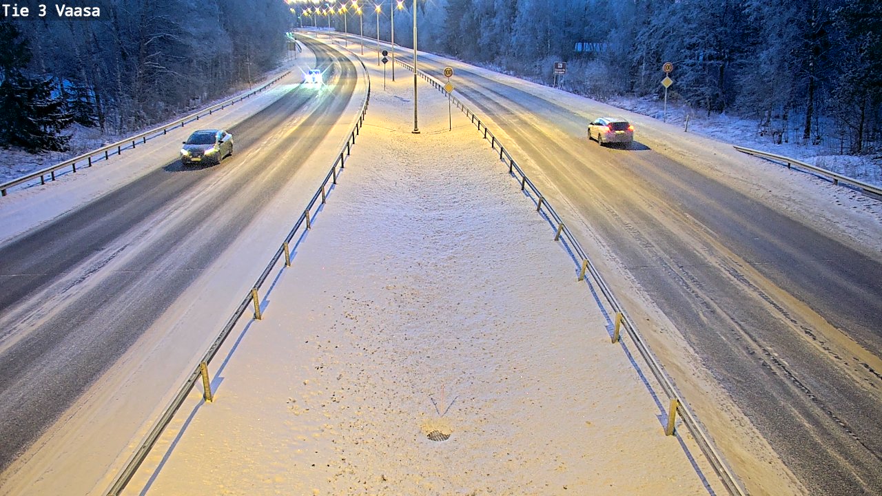Kelikamerat Kuva Tie 3 Vaasa (puomi), Vaasa, Pohjanmaa