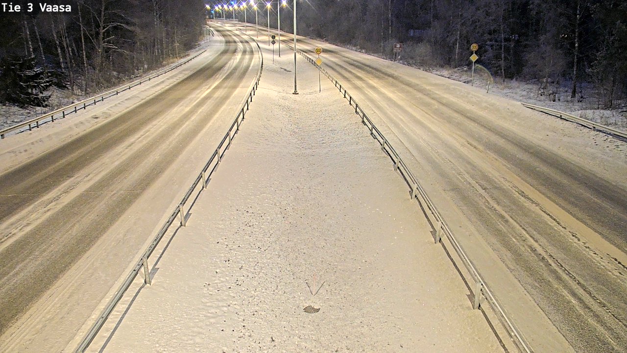 Kelikamerat Kuva Tie 3 Vaasa (puomi), Vaasa, Pohjanmaa