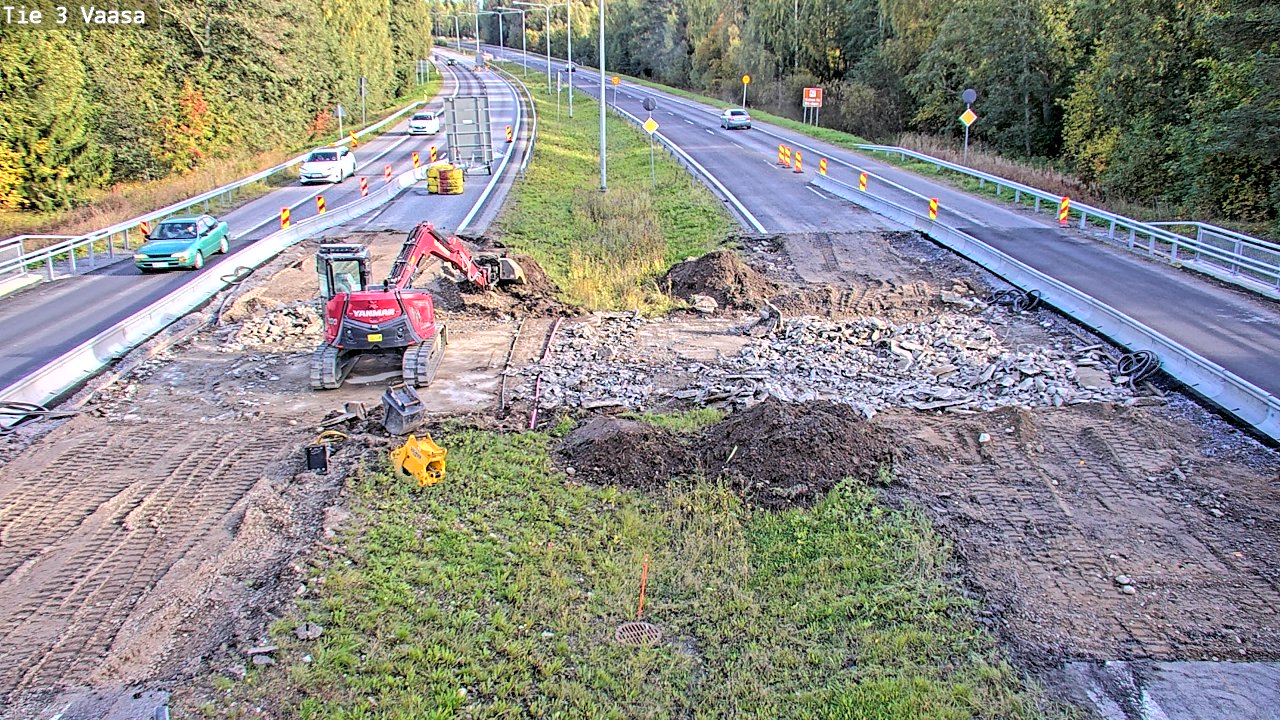 Kelikamerat Kuva Tie 3 Vaasa (puomi), Vaasa, Pohjanmaa