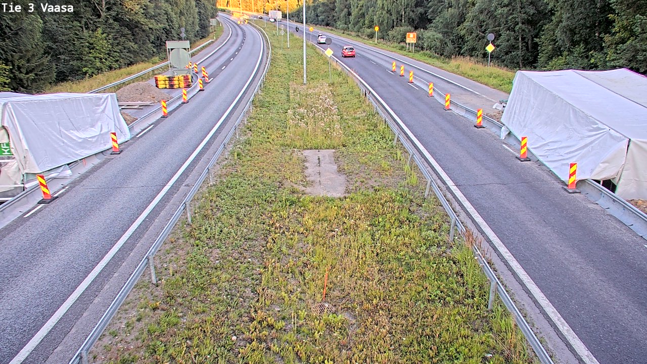Kelikamerat Kuva Tie 3 Vaasa (puomi), Vaasa, Pohjanmaa