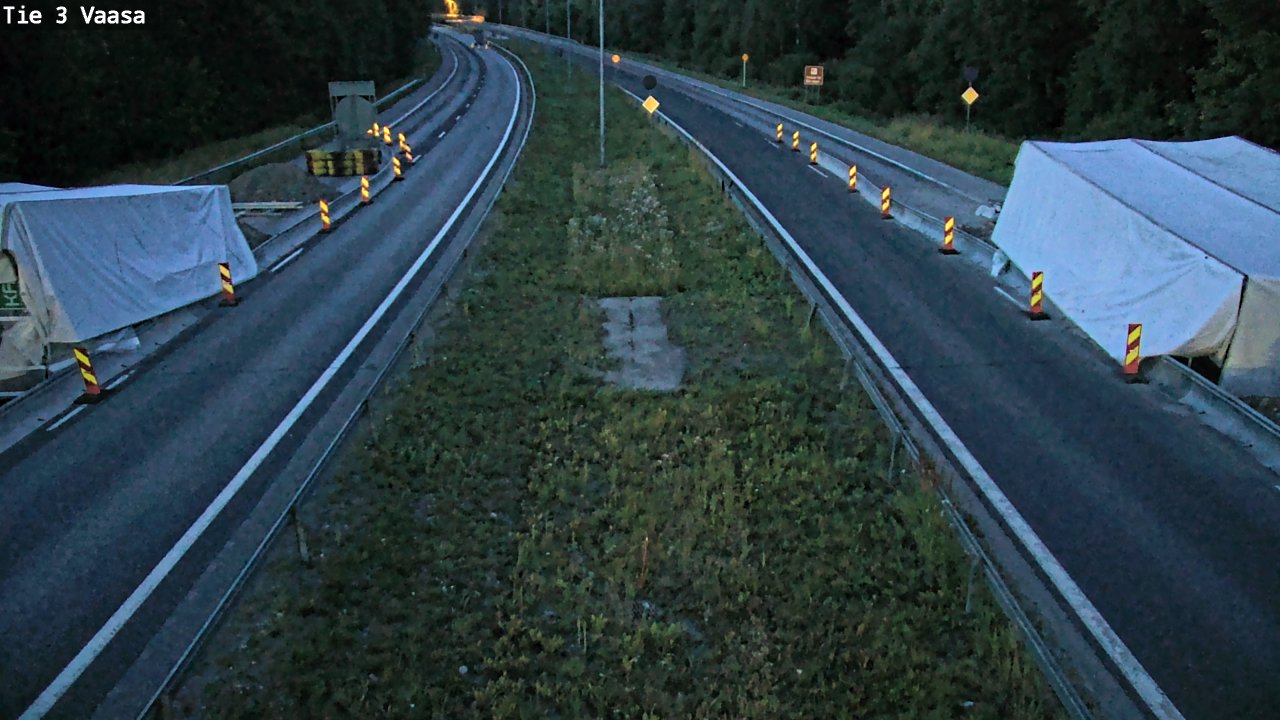 Kelikamerat Kuva Tie 3 Vaasa (puomi), Vaasa, Pohjanmaa
