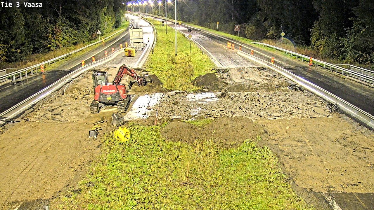 Kelikamerat Kuva Tie 3 Vaasa (puomi), Vaasa, Pohjanmaa