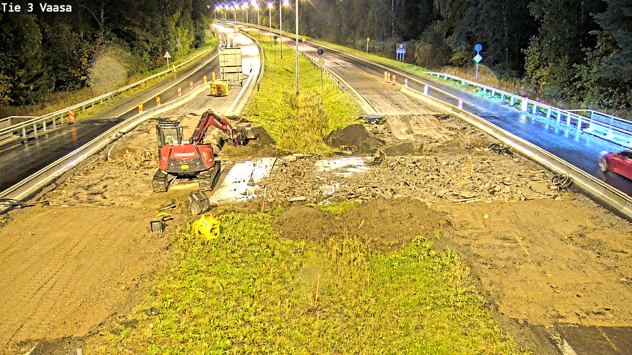 Kelikamerat Kuva Tie 3 Vaasa (puomi), Vaasa, Pohjanmaa