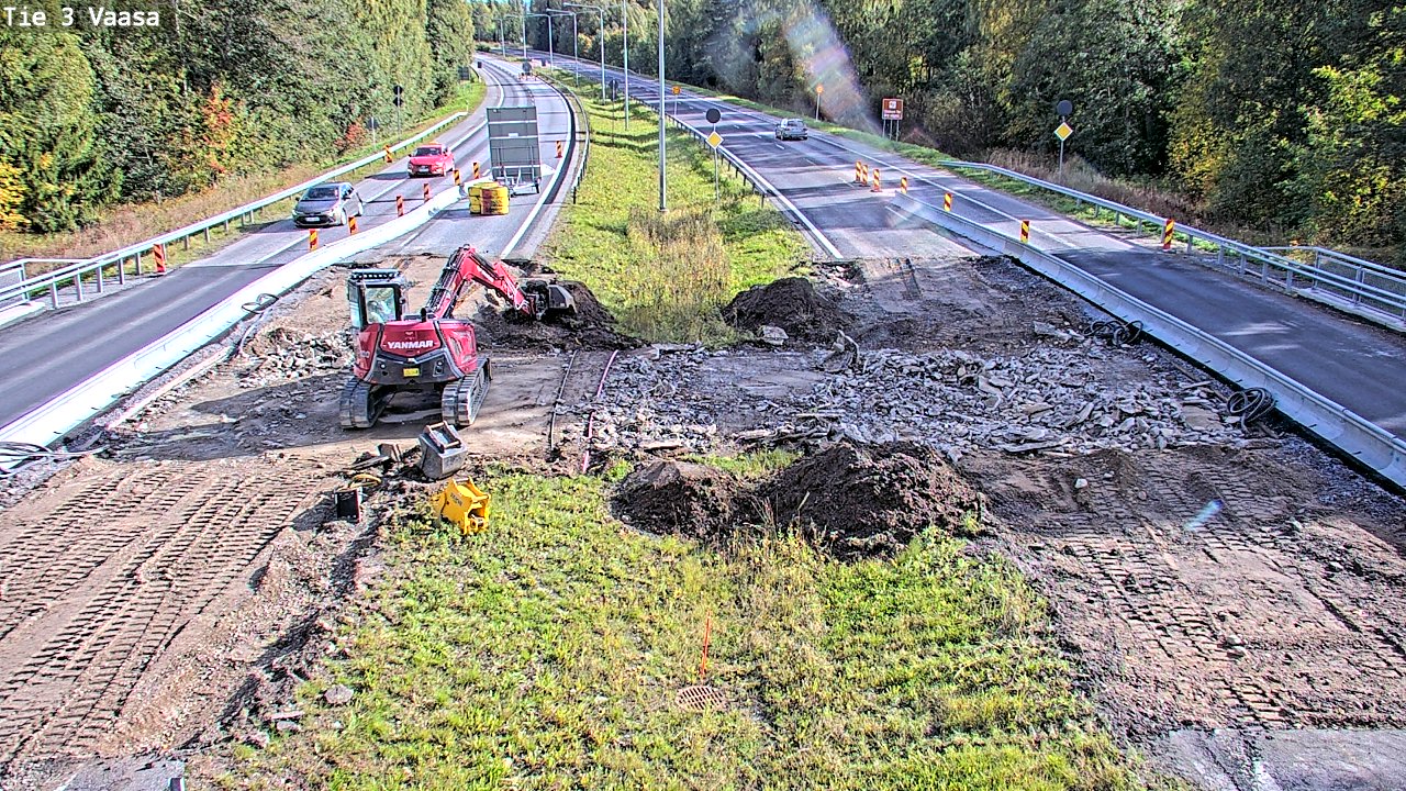 Kelikamerat Kuva Tie 3 Vaasa (puomi), Vaasa, Pohjanmaa