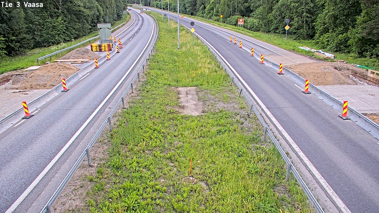 Kelikamerat Kuva Tie 3 Vaasa (puomi), Vaasa, Pohjanmaa