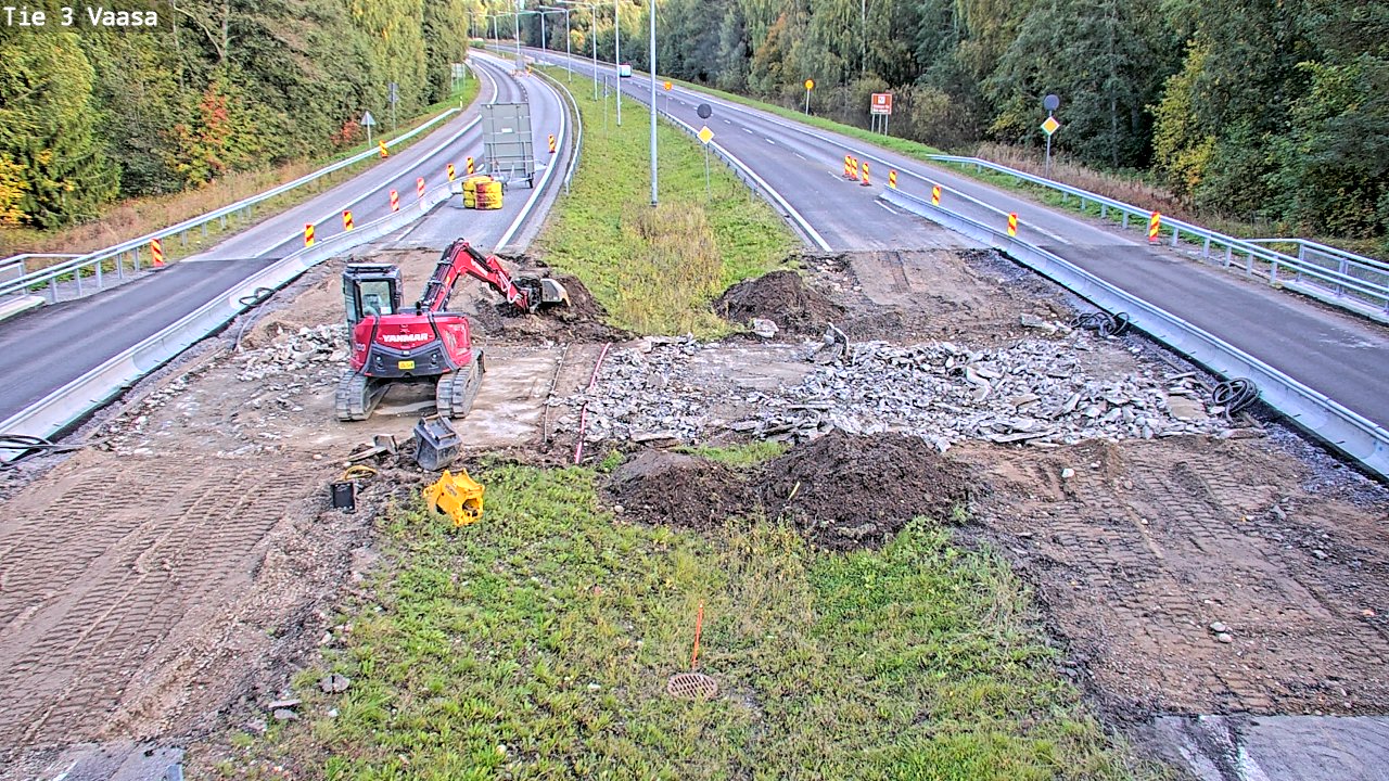 Kelikamerat Kuva Tie 3 Vaasa (puomi), Vaasa, Pohjanmaa
