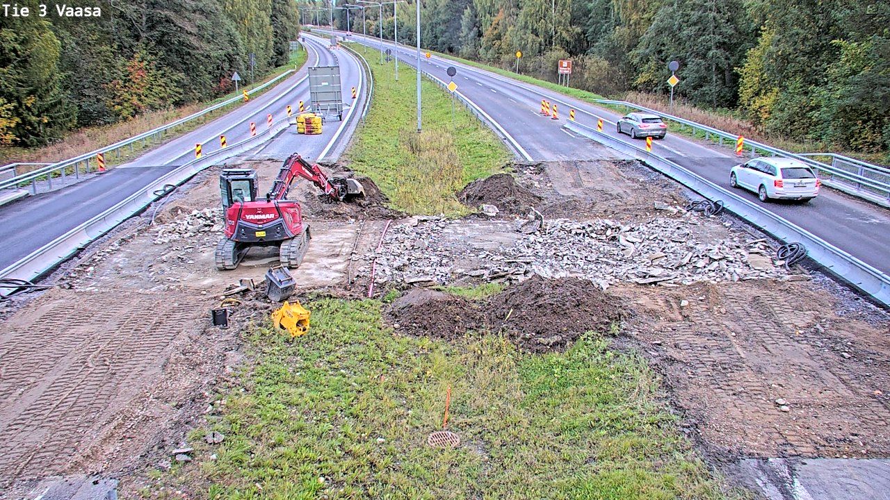 Kelikamerat Kuva Tie 3 Vaasa (puomi), Vaasa, Pohjanmaa