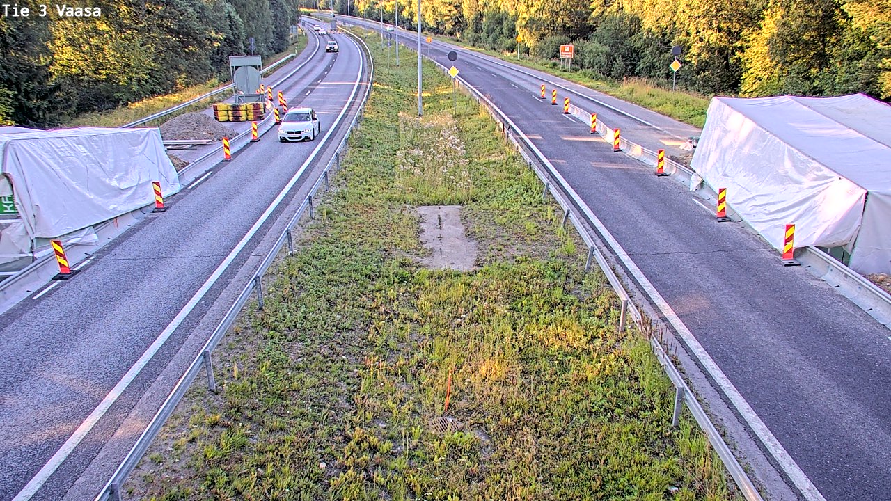 Kelikamerat Kuva Tie 3 Vaasa (puomi), Vaasa, Pohjanmaa