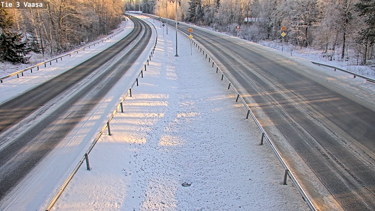 Weather Camera Image Tie 3 Vaasa (puomi), Vaasa, Pohjanmaa