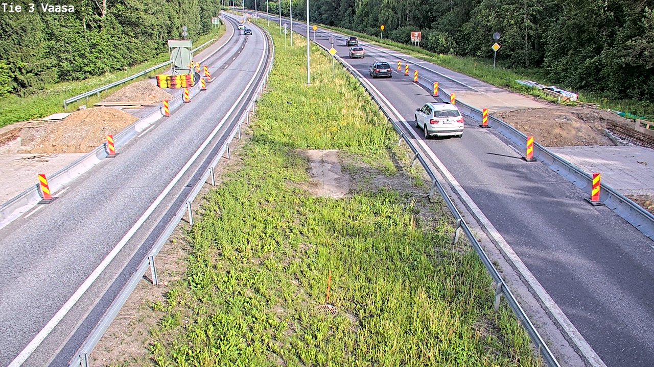 Kelikamerat Kuva Tie 3 Vaasa (puomi), Vaasa, Pohjanmaa