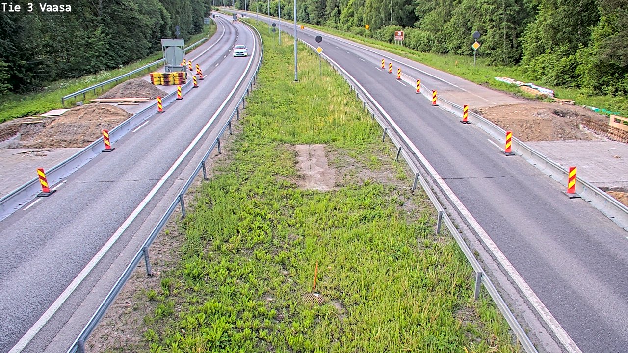 Kelikamerat Kuva Tie 3 Vaasa (puomi), Vaasa, Pohjanmaa