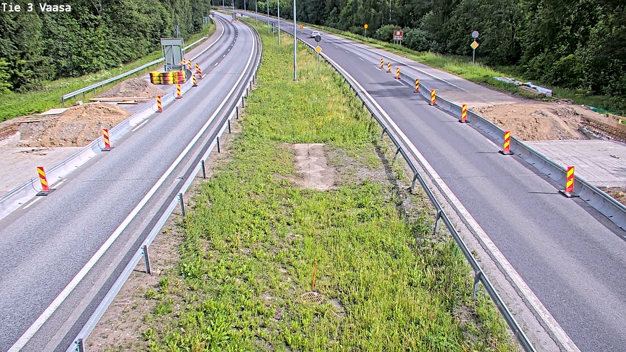Kelikamerat Kuva Tie 3 Vaasa (puomi), Vaasa, Pohjanmaa