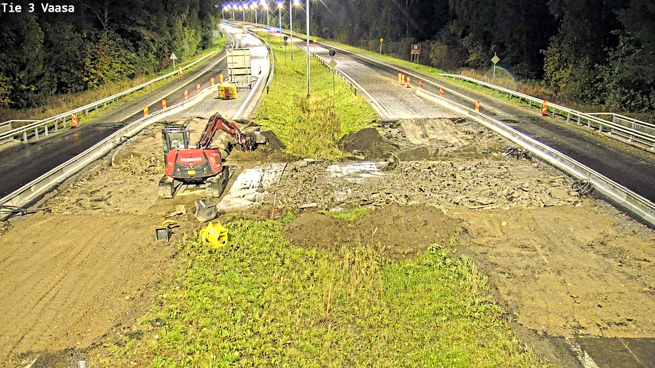 Kelikamerat Kuva Tie 3 Vaasa (puomi), Vaasa, Pohjanmaa