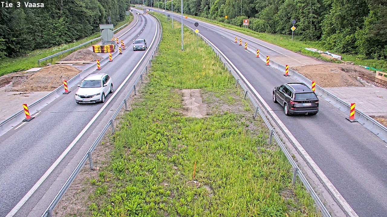 Kelikamerat Kuva Tie 3 Vaasa (puomi), Vaasa, Pohjanmaa