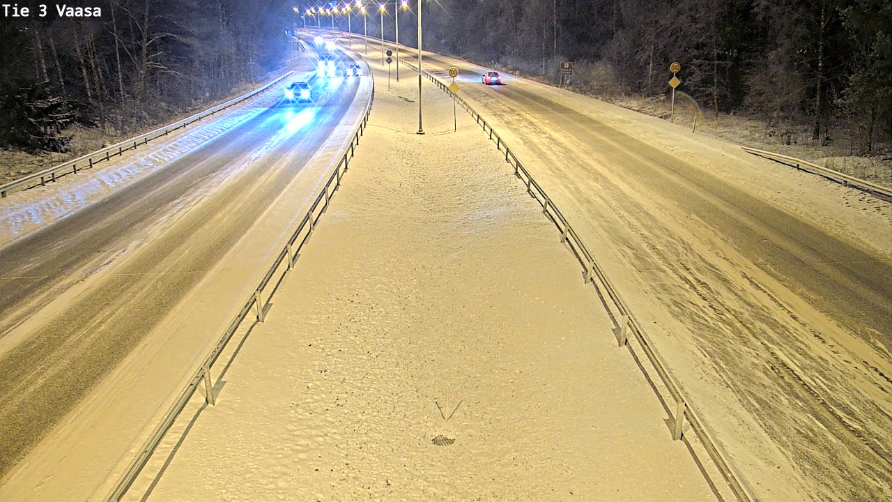 Kelikamerat Kuva Tie 3 Vaasa (puomi), Vaasa, Pohjanmaa