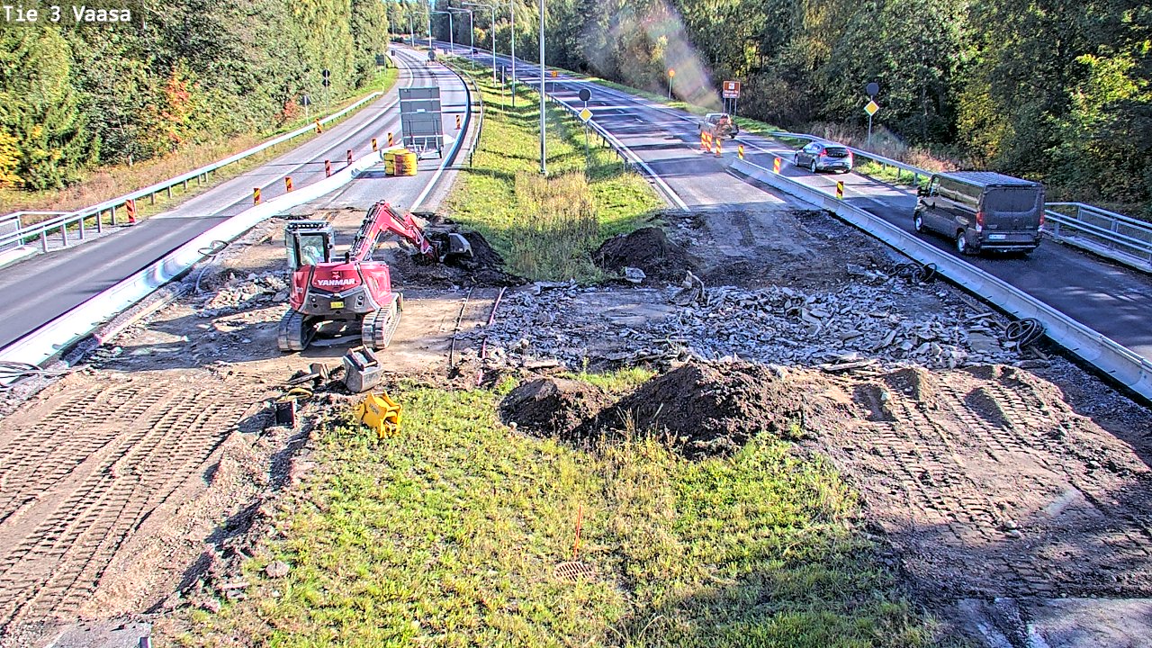 Kelikamerat Kuva Tie 3 Vaasa (puomi), Vaasa, Pohjanmaa