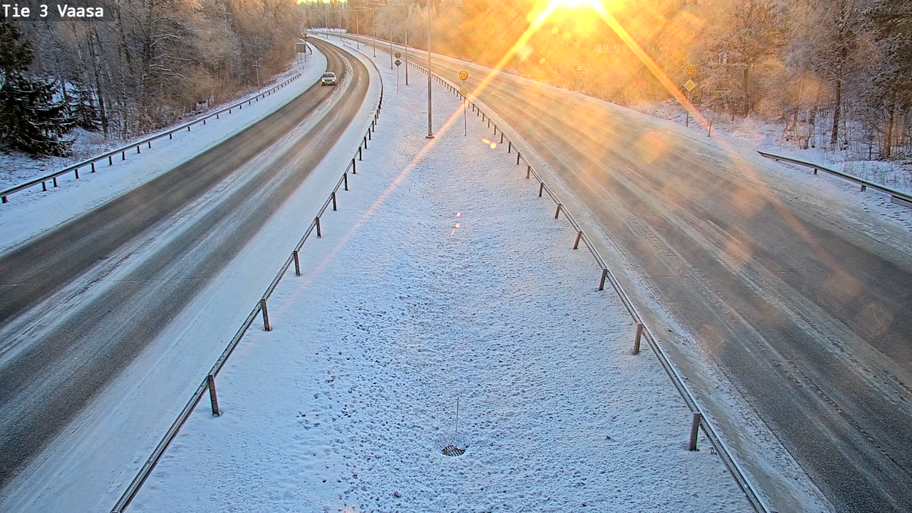 Weather Camera Image Tie 3 Vaasa (puomi), Vaasa, Pohjanmaa