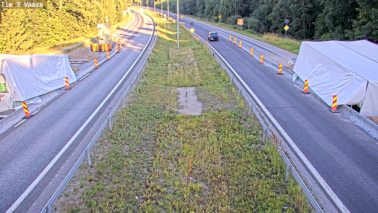 Kelikamerat Kuva Tie 3 Vaasa (puomi), Vaasa, Pohjanmaa