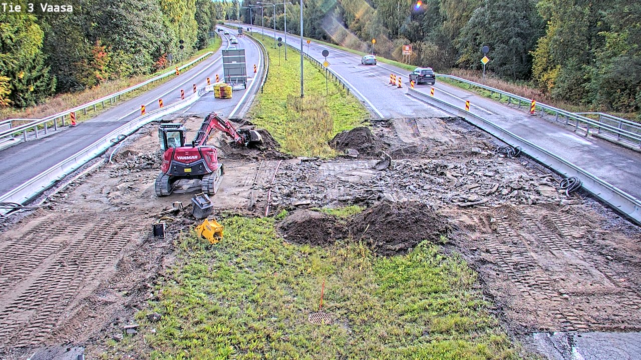 Kelikamerat Kuva Tie 3 Vaasa (puomi), Vaasa, Pohjanmaa