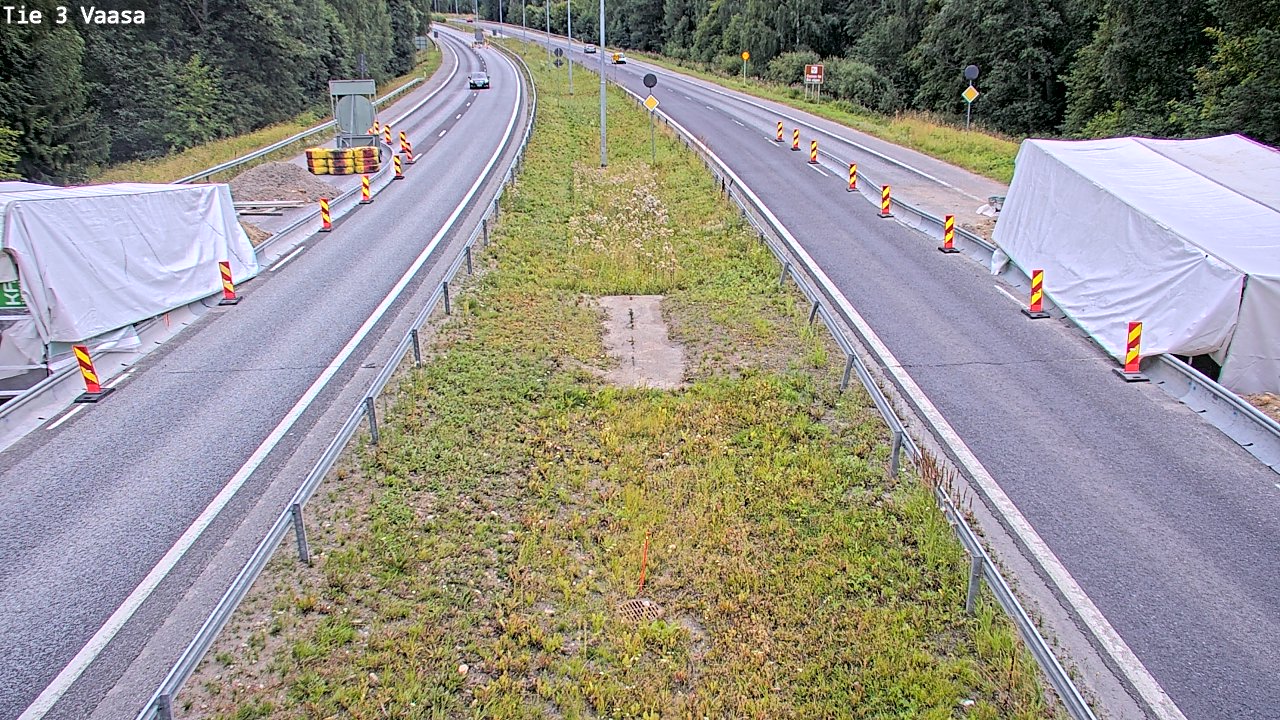 Kelikamerat Kuva Tie 3 Vaasa (puomi), Vaasa, Pohjanmaa