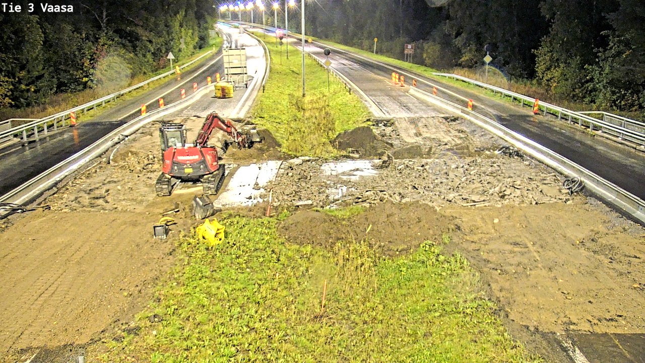 Kelikamerat Kuva Tie 3 Vaasa (puomi), Vaasa, Pohjanmaa
