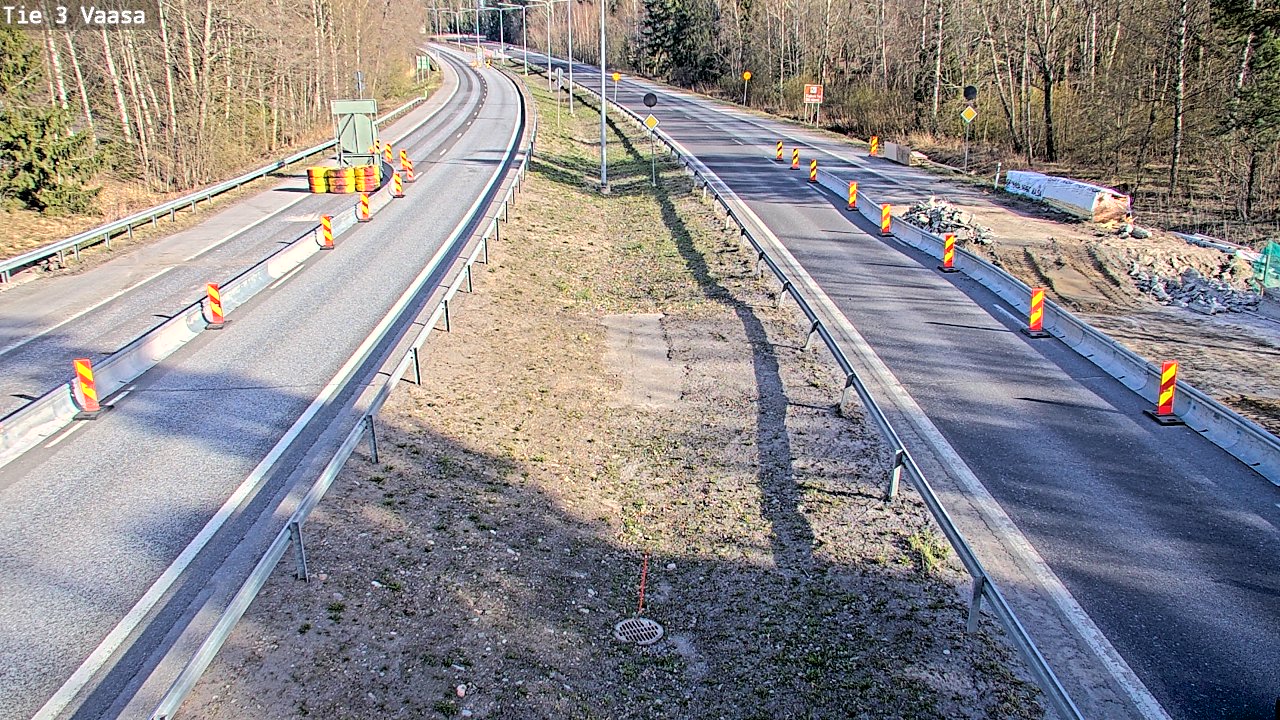 Kelikamerat Kuva Tie 3 Vaasa (puomi), Vaasa, Pohjanmaa
