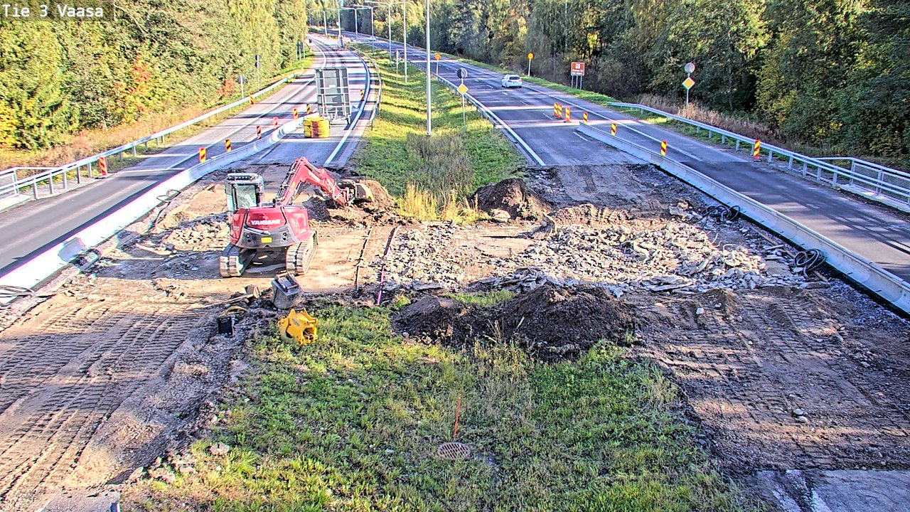 Kelikamerat Kuva Tie 3 Vaasa (puomi), Vaasa, Pohjanmaa