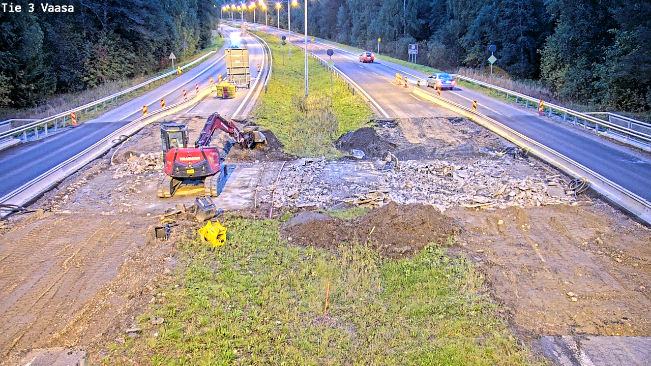Kelikamerat Kuva Tie 3 Vaasa (puomi), Vaasa, Pohjanmaa